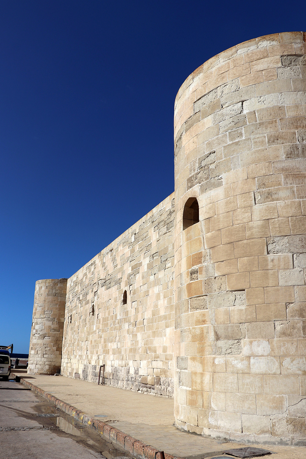 Walls of the Citadel of Qaitbay