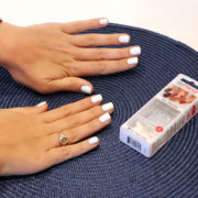White Press on Nails at Home