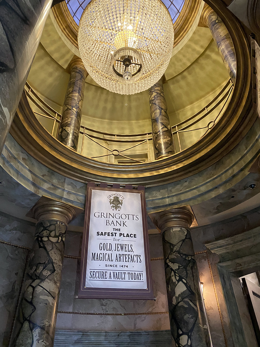 Gringotts Bank at Harry Potter World
