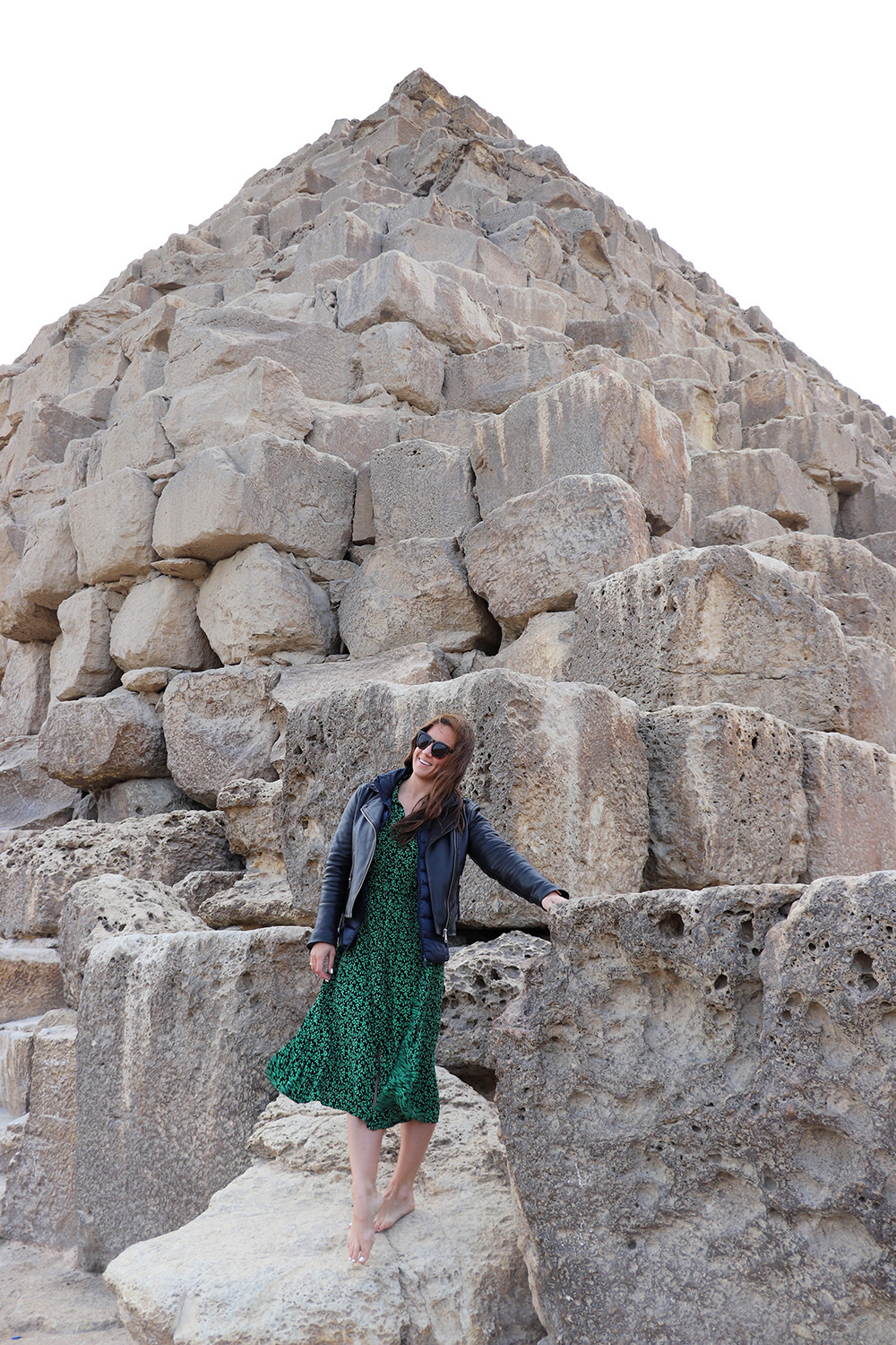 Kelly at The Great Pyramid of Giza