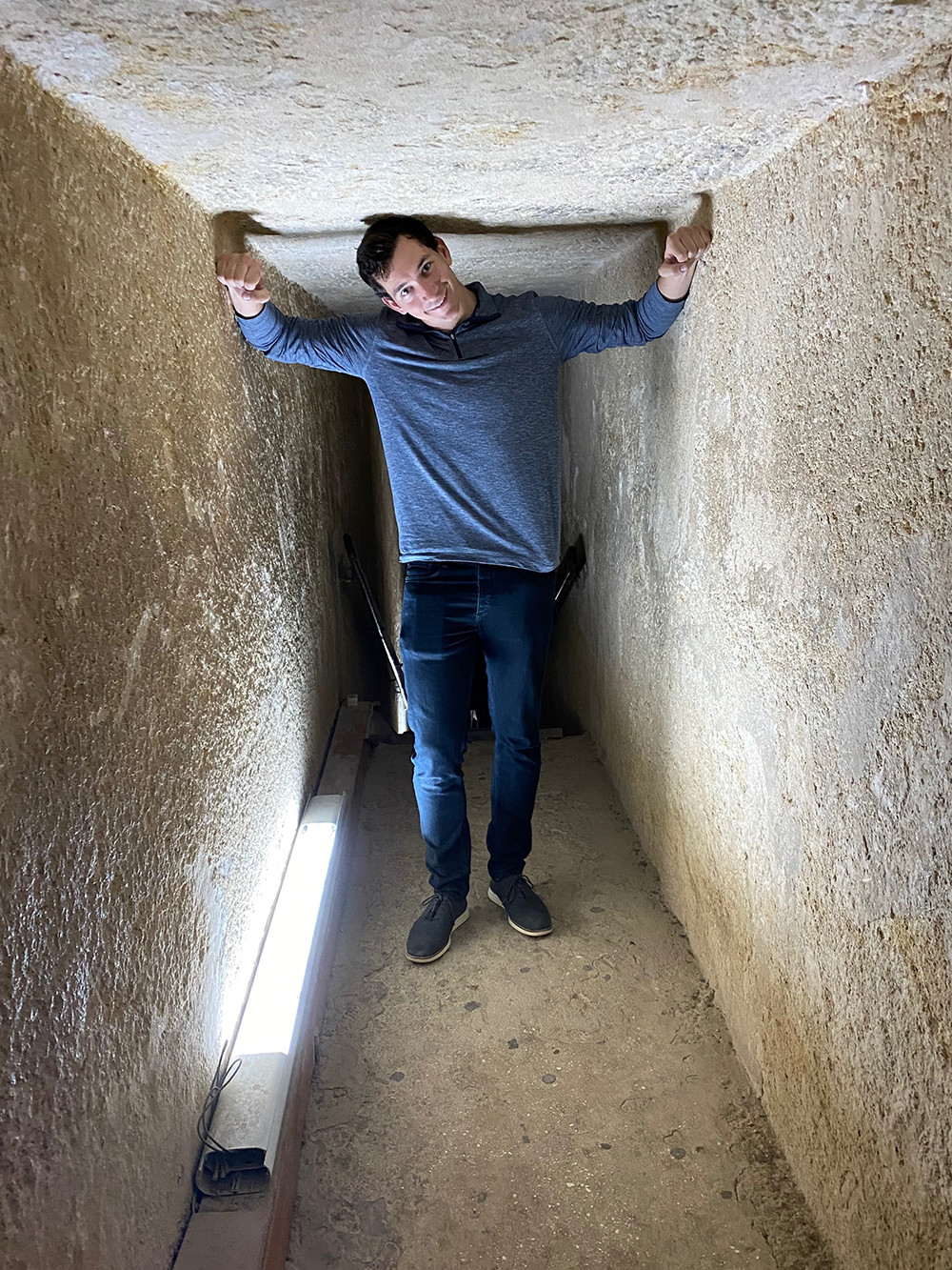 Kevin Inside The Great Pyramid of Giza