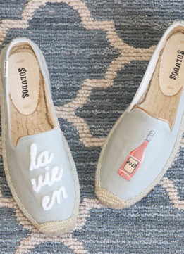 Sparkles and Shoes - Rose All Day - Shoes - La Vie En Rosé Smoking Slipper Espadrilles