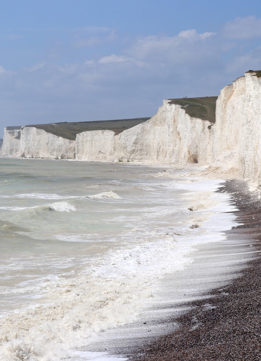 Beach and the Seven Sisters Cliffs