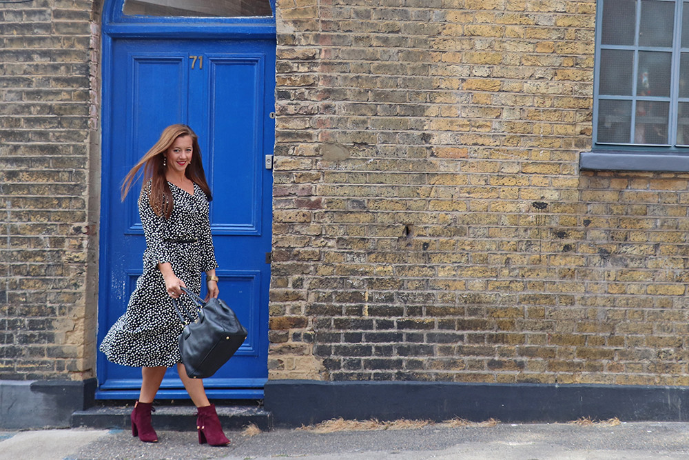 London Fashion Blogger, Action Shot