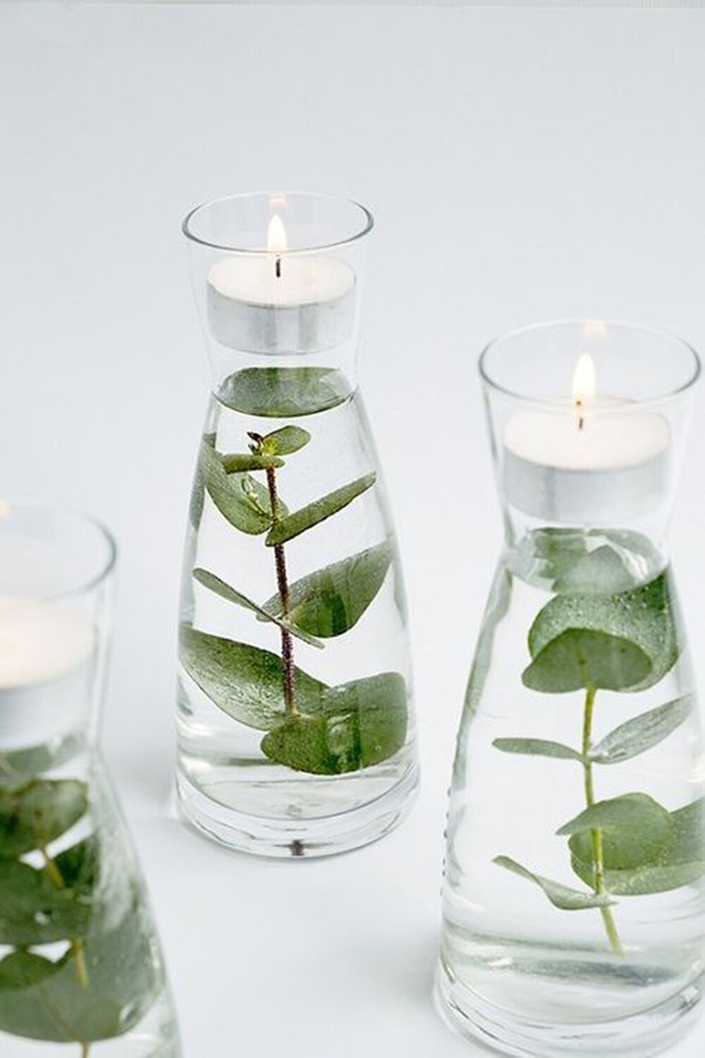 Wedding Decor with Floating Candles
