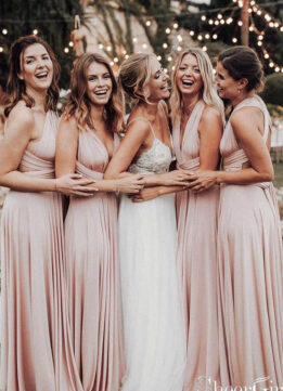 Wedding Inspiration - Blush Bridesmaids