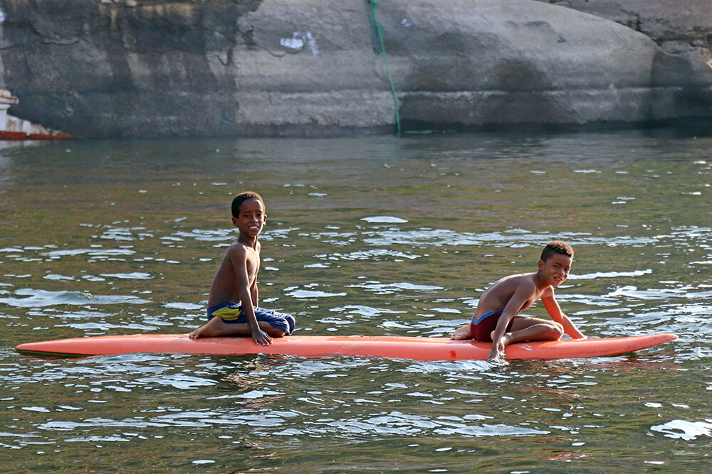 Aswan River Boys Singing