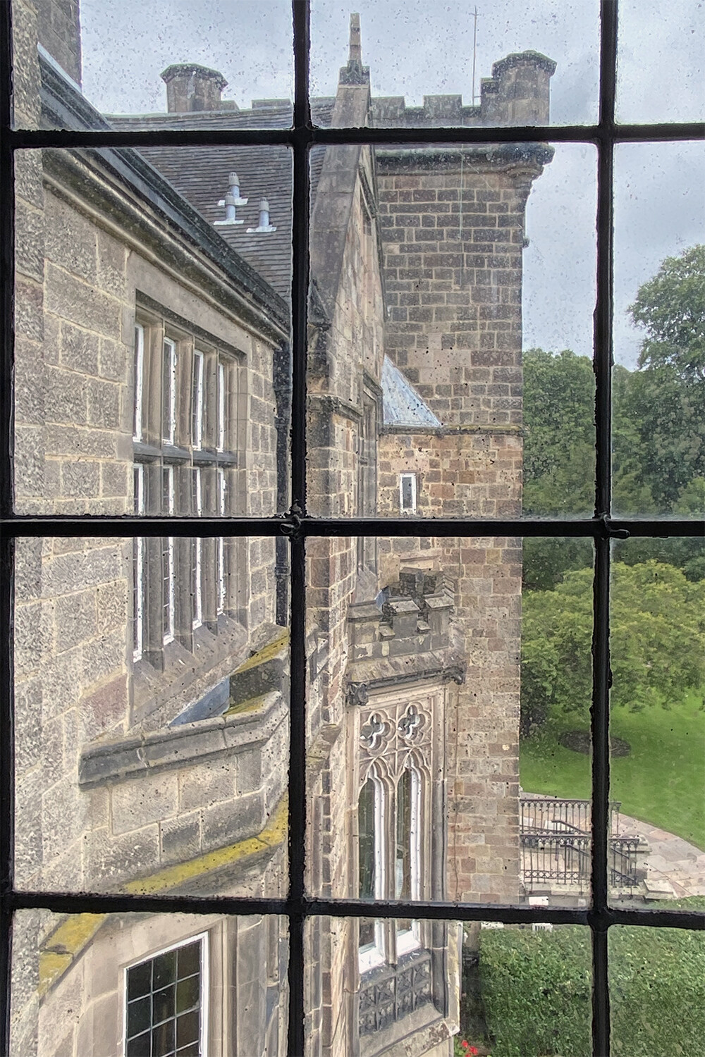 Breadsall Priory Windows from One Bedroom Suite