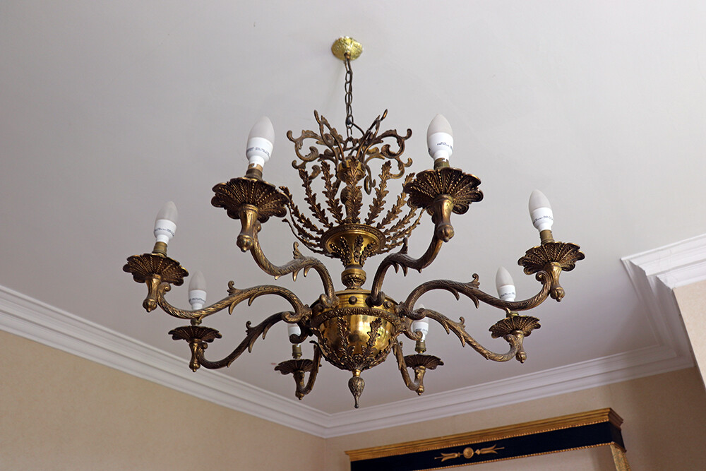 Chandelier at Breadsall Priory Marriott Hotel
