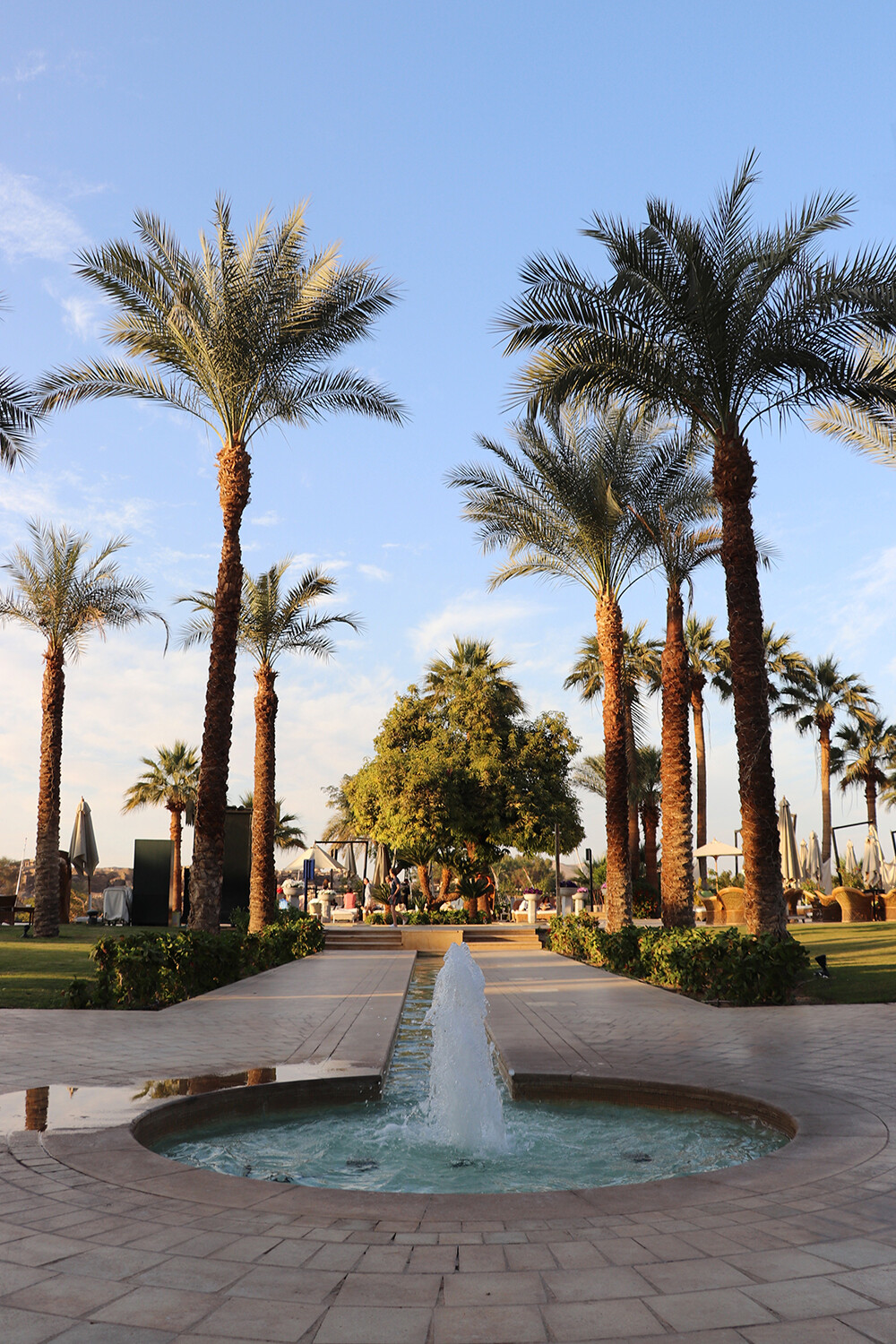 Fountain at Sofitel Old Cataract Hotel