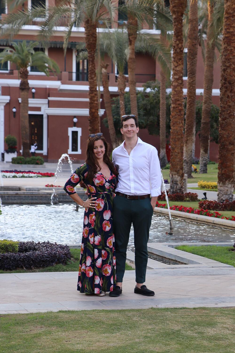 Kelly and Kevin at Sofitel Old Cataract Hotel