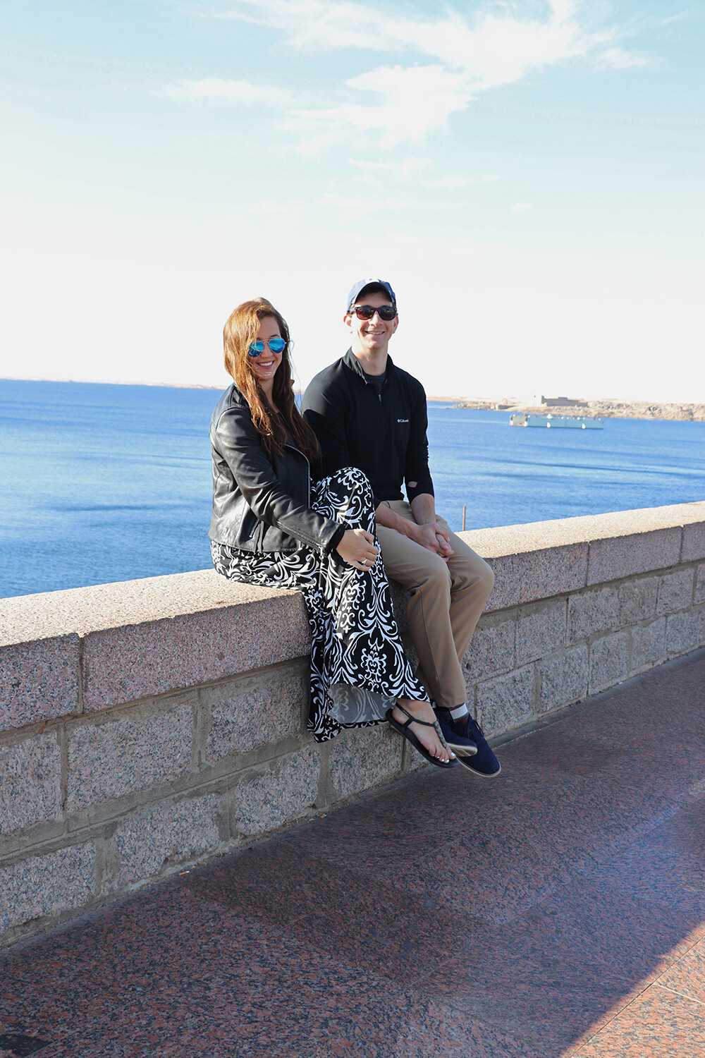Kelly and Kevin at The Aswan High Dam