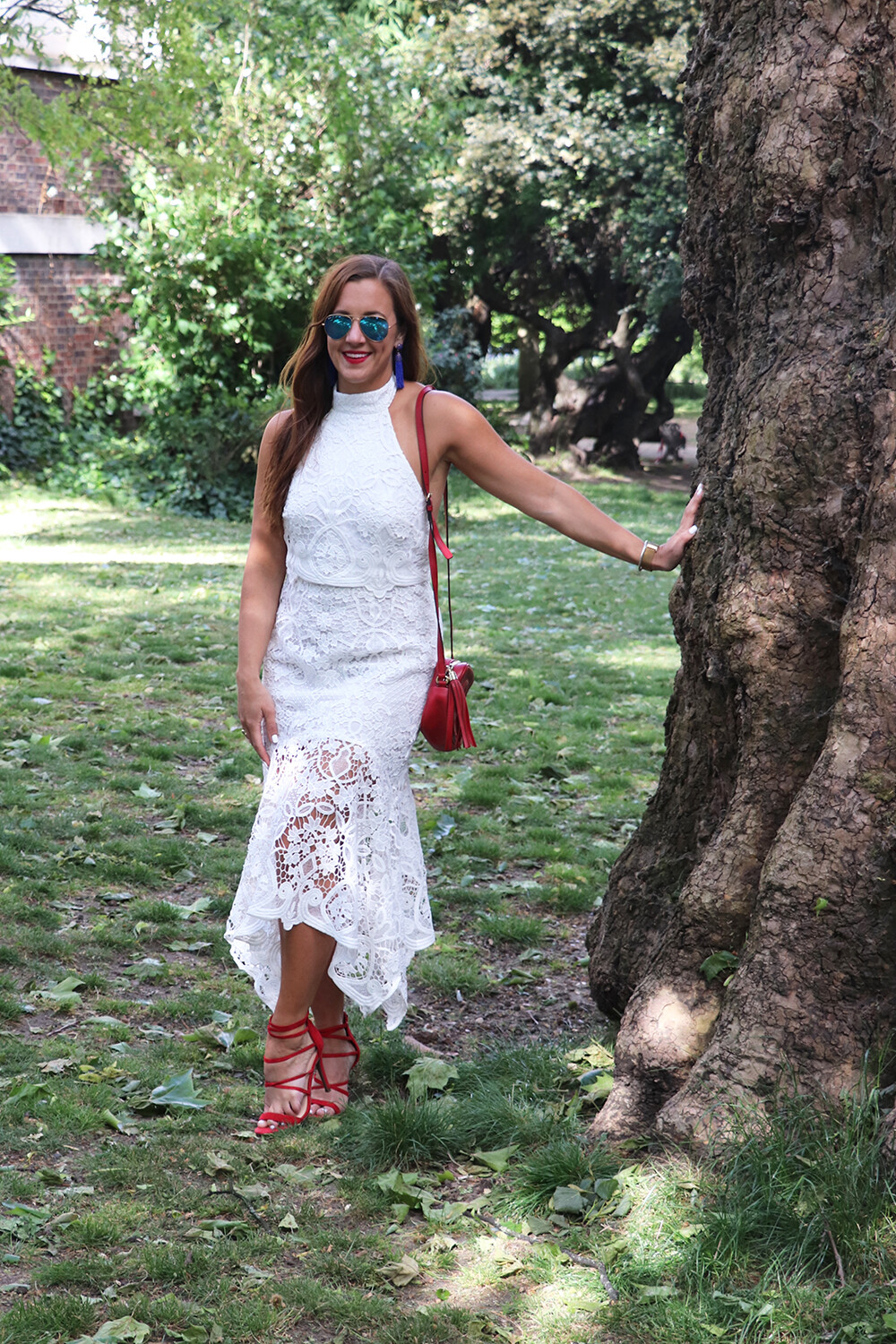 London Blogger in 4th of July Outfit