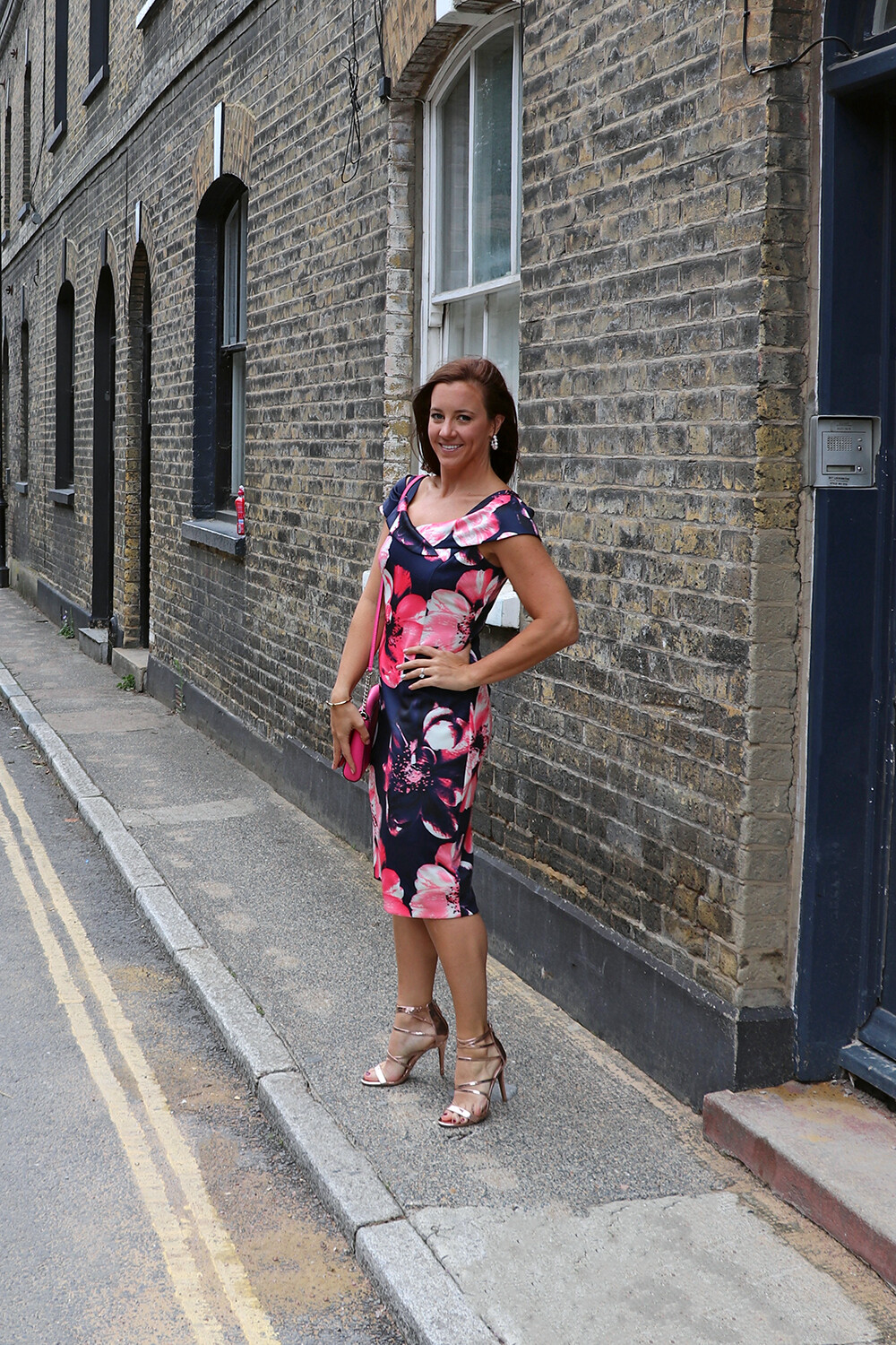 Navy and PInk Friday Fashion