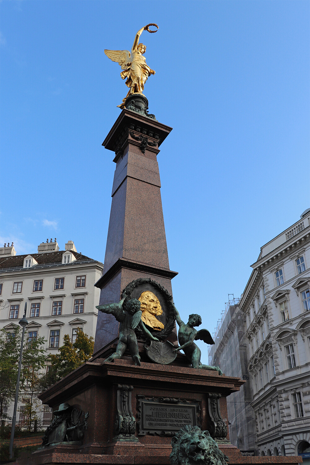 Pillar on the Vienna Free Walking Tour