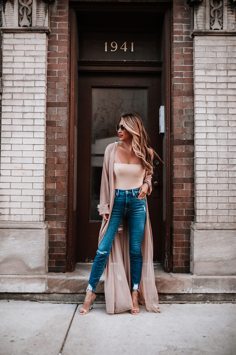 Red Soles Red Wine Chicago Fashion Blogger in a Duster