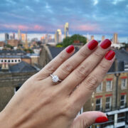 Sparkles and Shoes - Engagement Ring from J Birnbach Jewelers in London