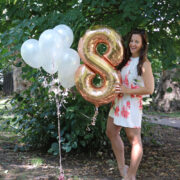 Birthday Shoot in White Floral Summer Playsuit from Amazon Fashion