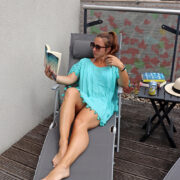 Seafolly Beach Kaftan in Antigua Blue