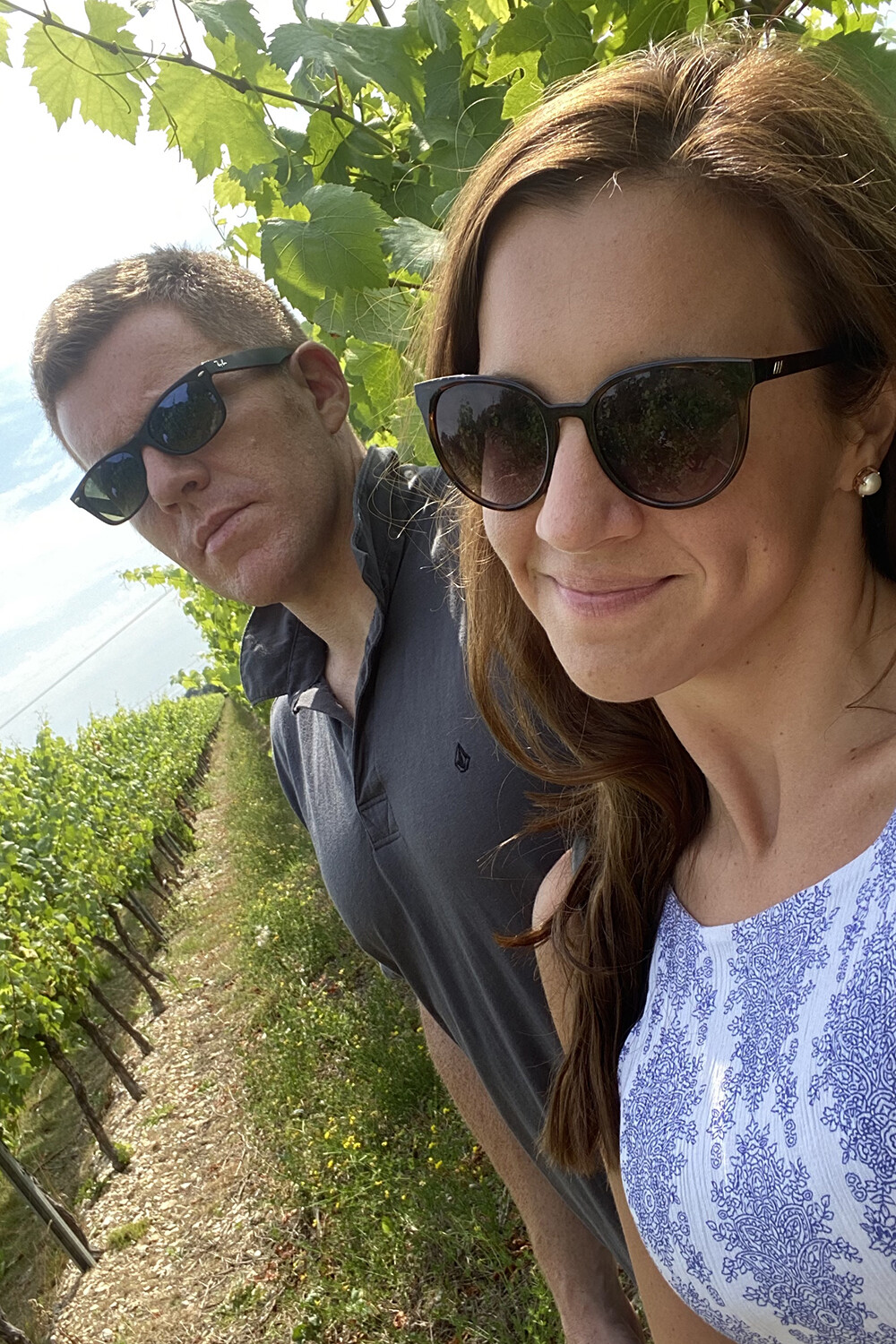 Selfie in the Grape Vines