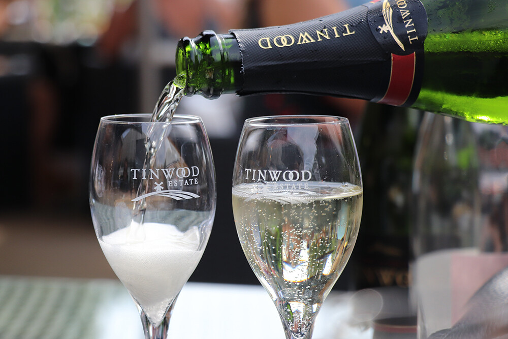 Tasting the Tinwood Brut