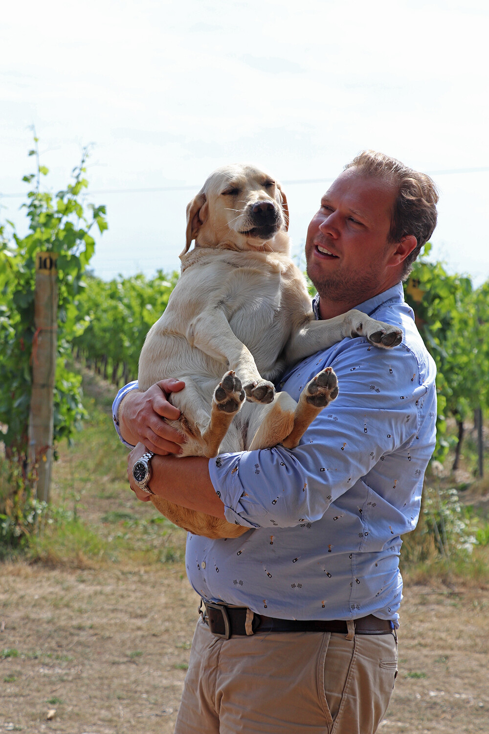 Tinwood Estate Owner and Dog