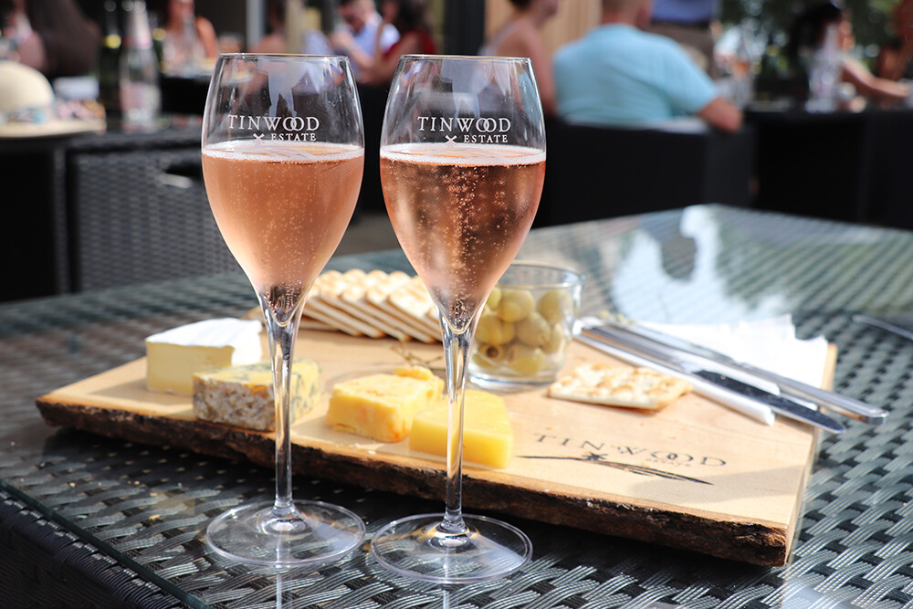 Tinwood Estate Wine Tasting - Tinwood Rose and Cheese Board