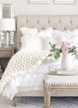 White Bedroom Home Decor - Erin from My Texas House