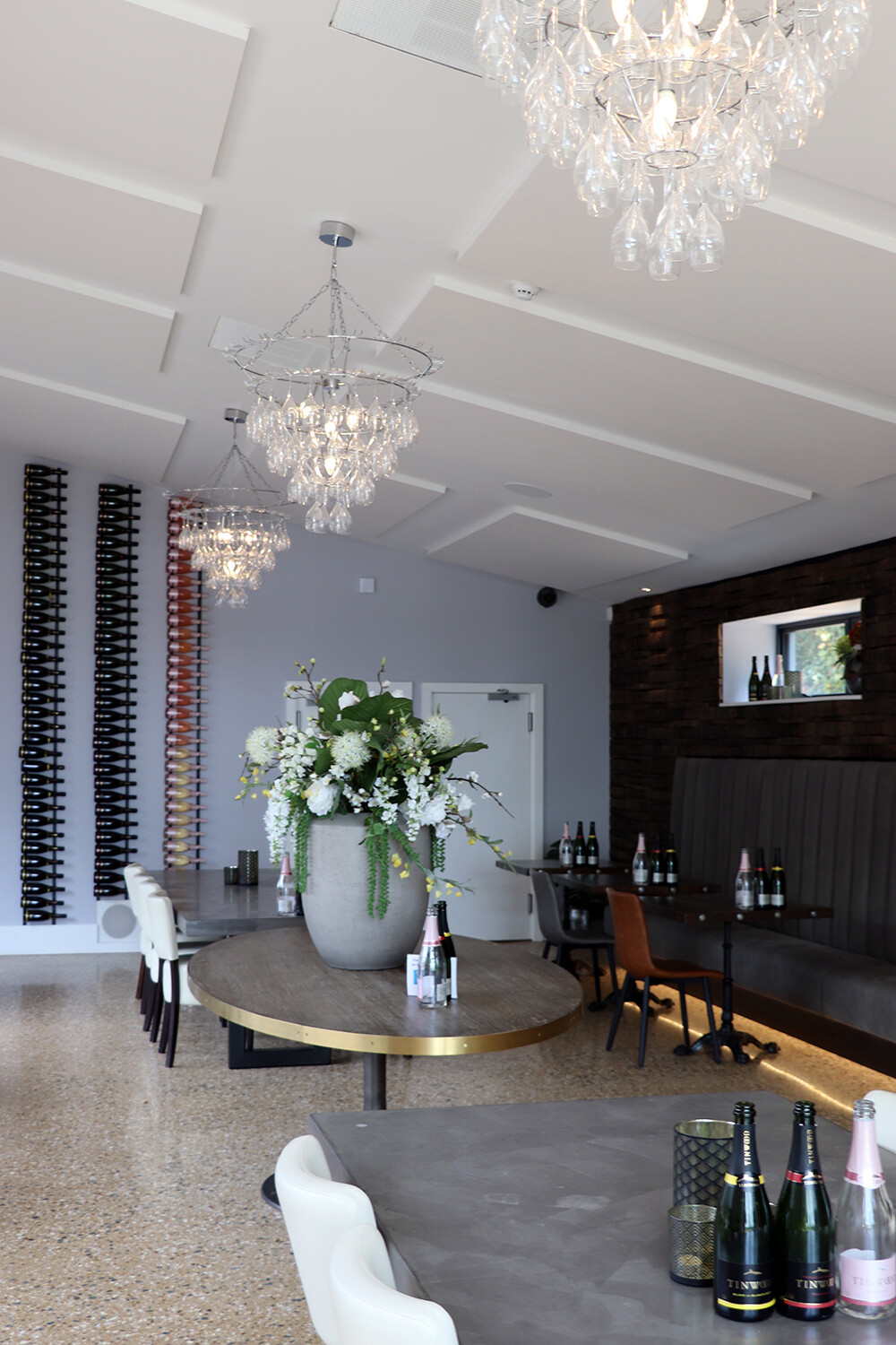 Wine Glasses in the Tasting Room