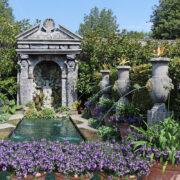 Fountain in the Arundel Castle Gardens