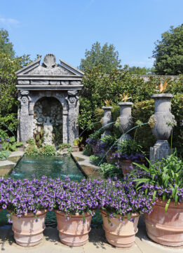 Fountain in the Arundel Castle Gardens