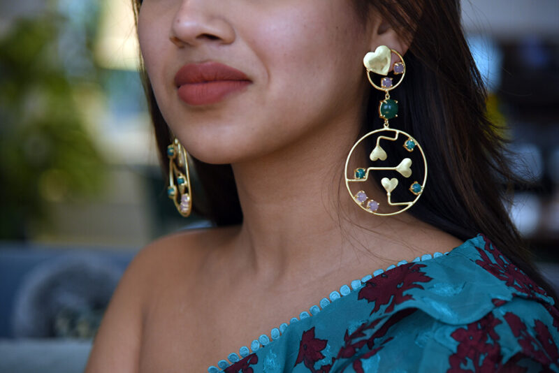 Gold Earrings Earrings from UK Jewellry Subscription Box Add Salt Studios