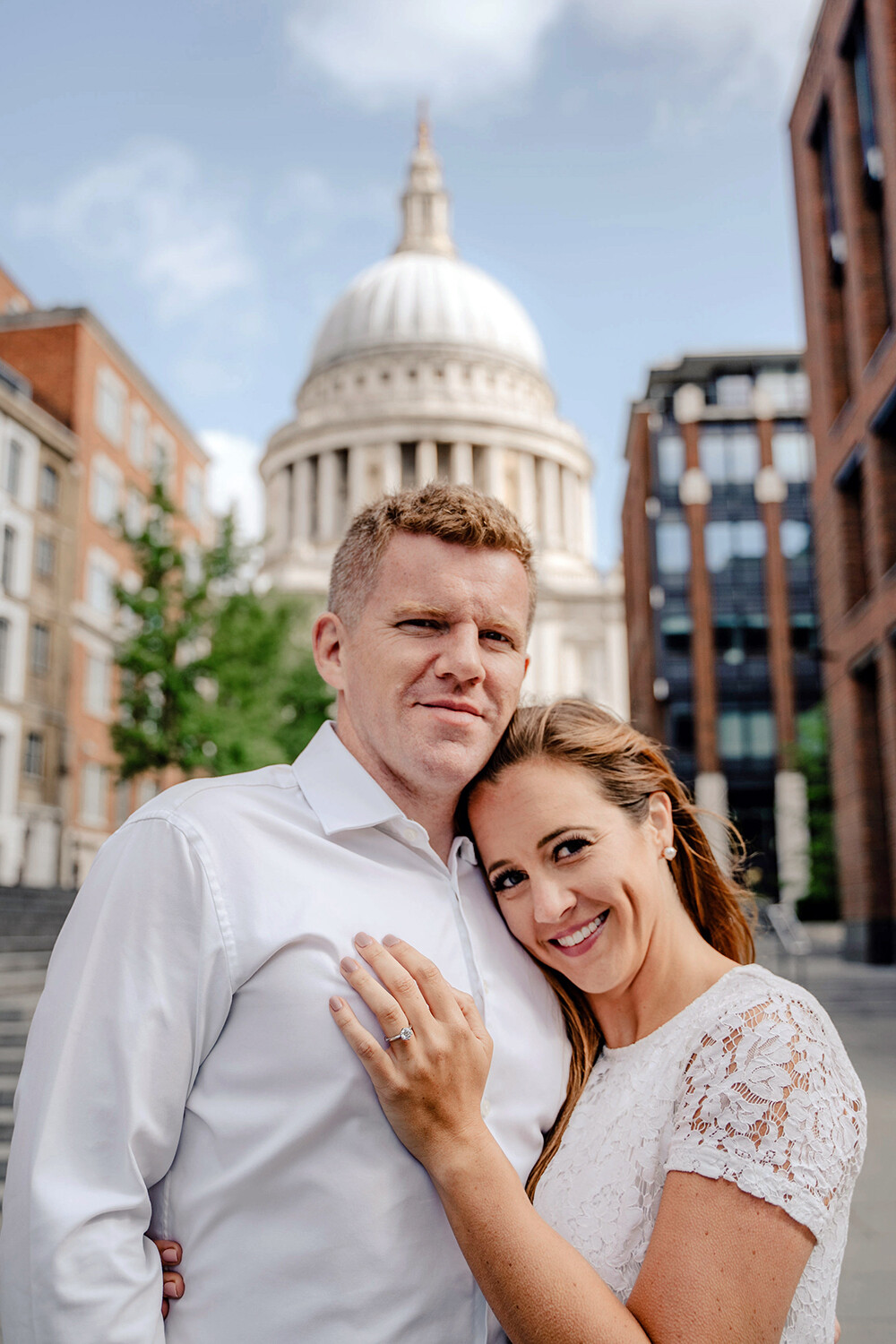 How to Use Your Engagement Photos - Shot at St Pauls