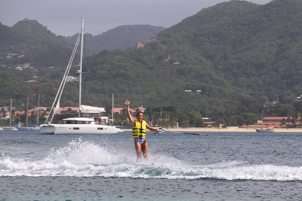 Kelly Waterkiing at Sandals