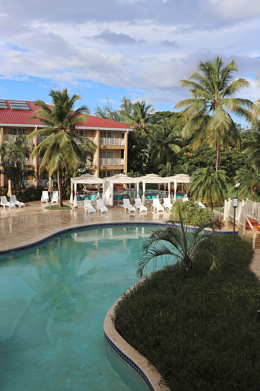 Lagoon Pool at The Sandals Grande St. Lucian