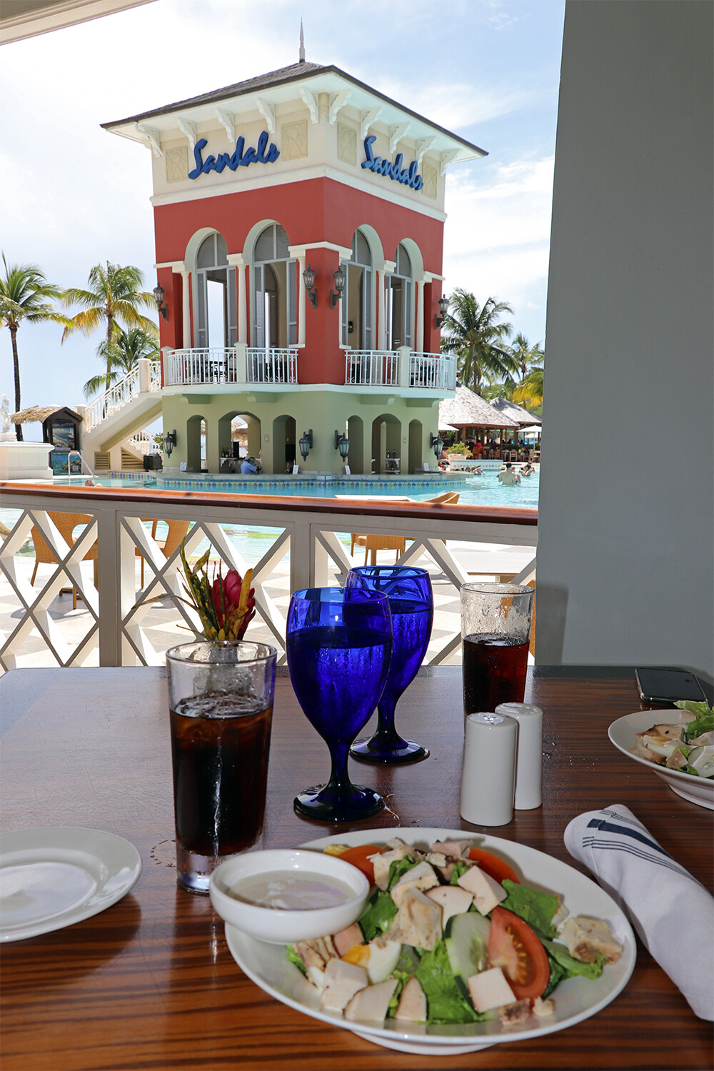 Lunch at Bayside by the Pool
