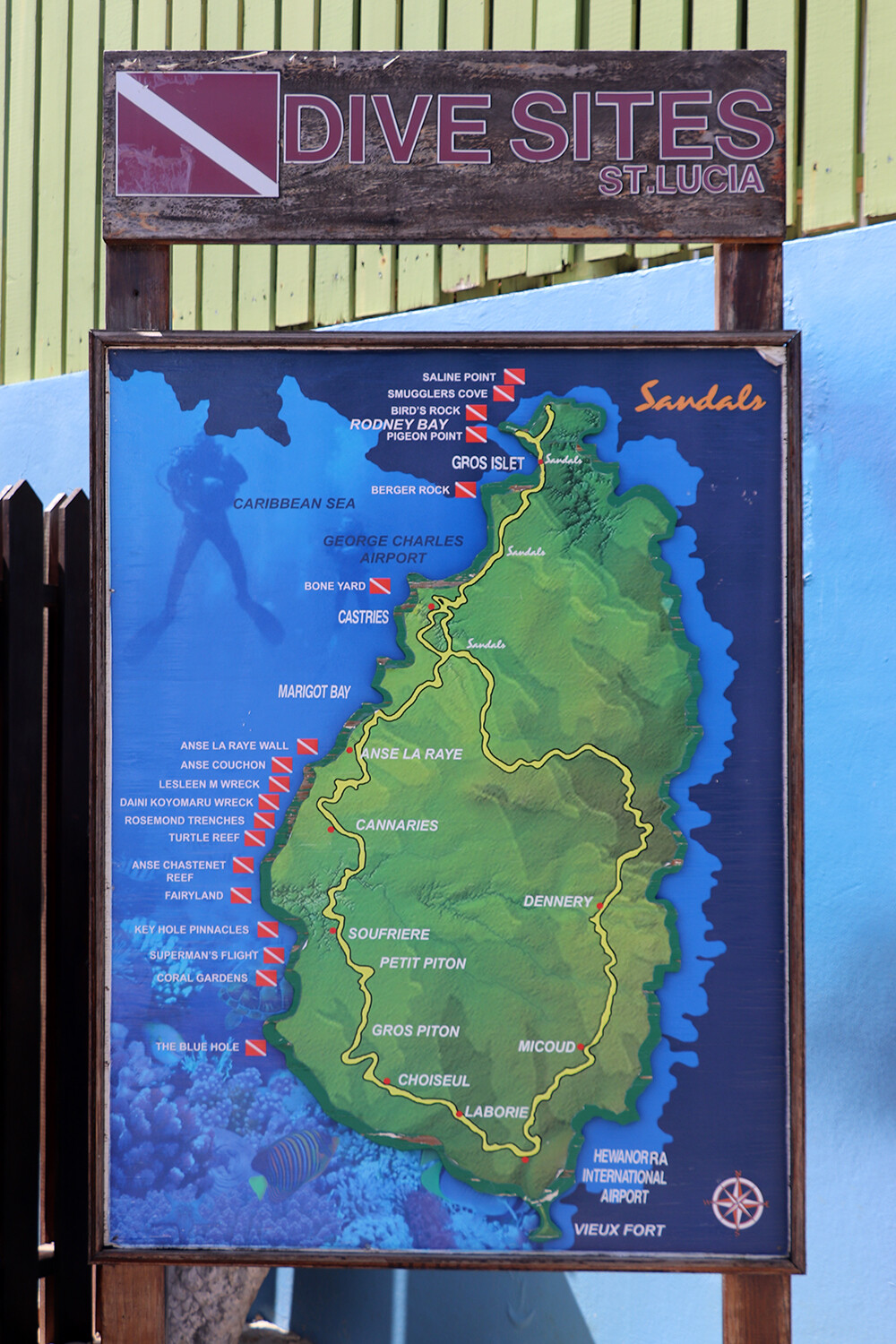 St Lucia Dive Sites