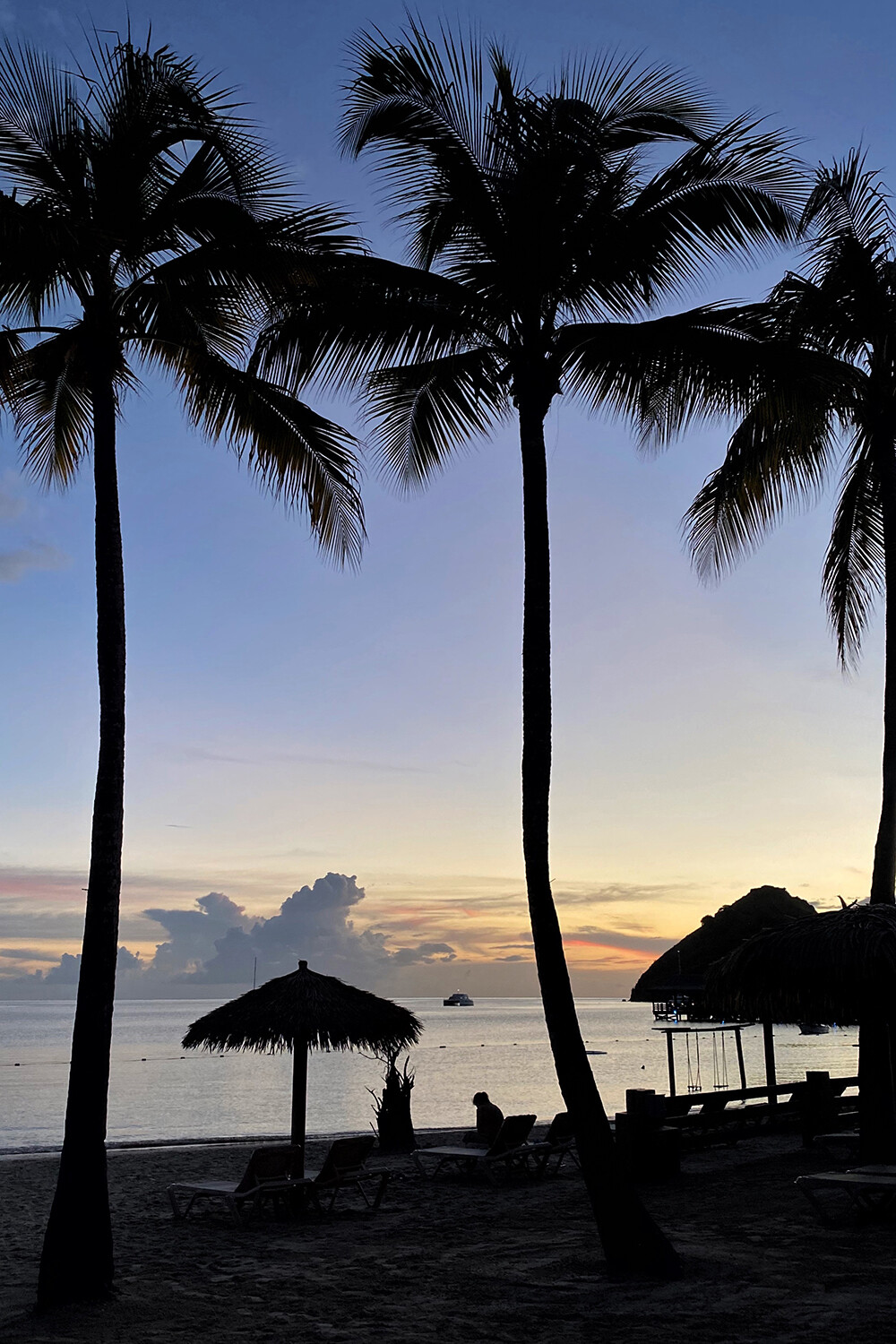 Sunset at Sandals Grande St Lucian Photos