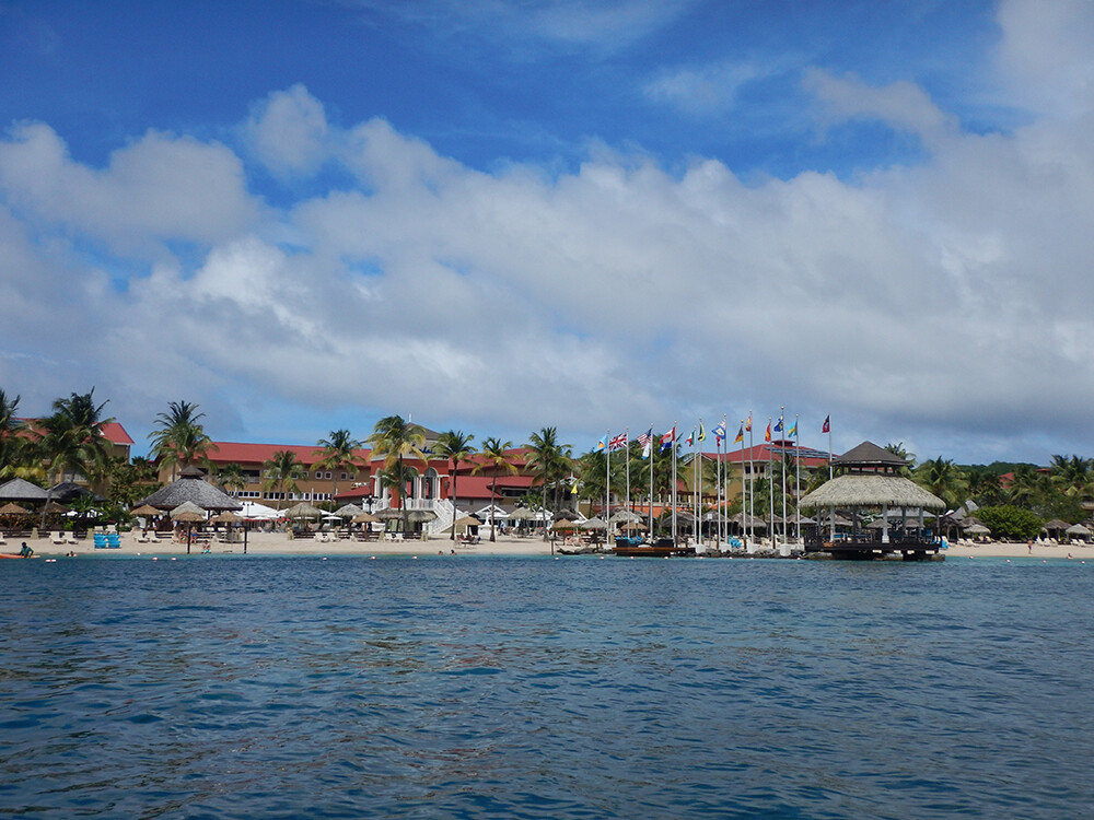 The Beach at The Sandals Grande St. Lucian