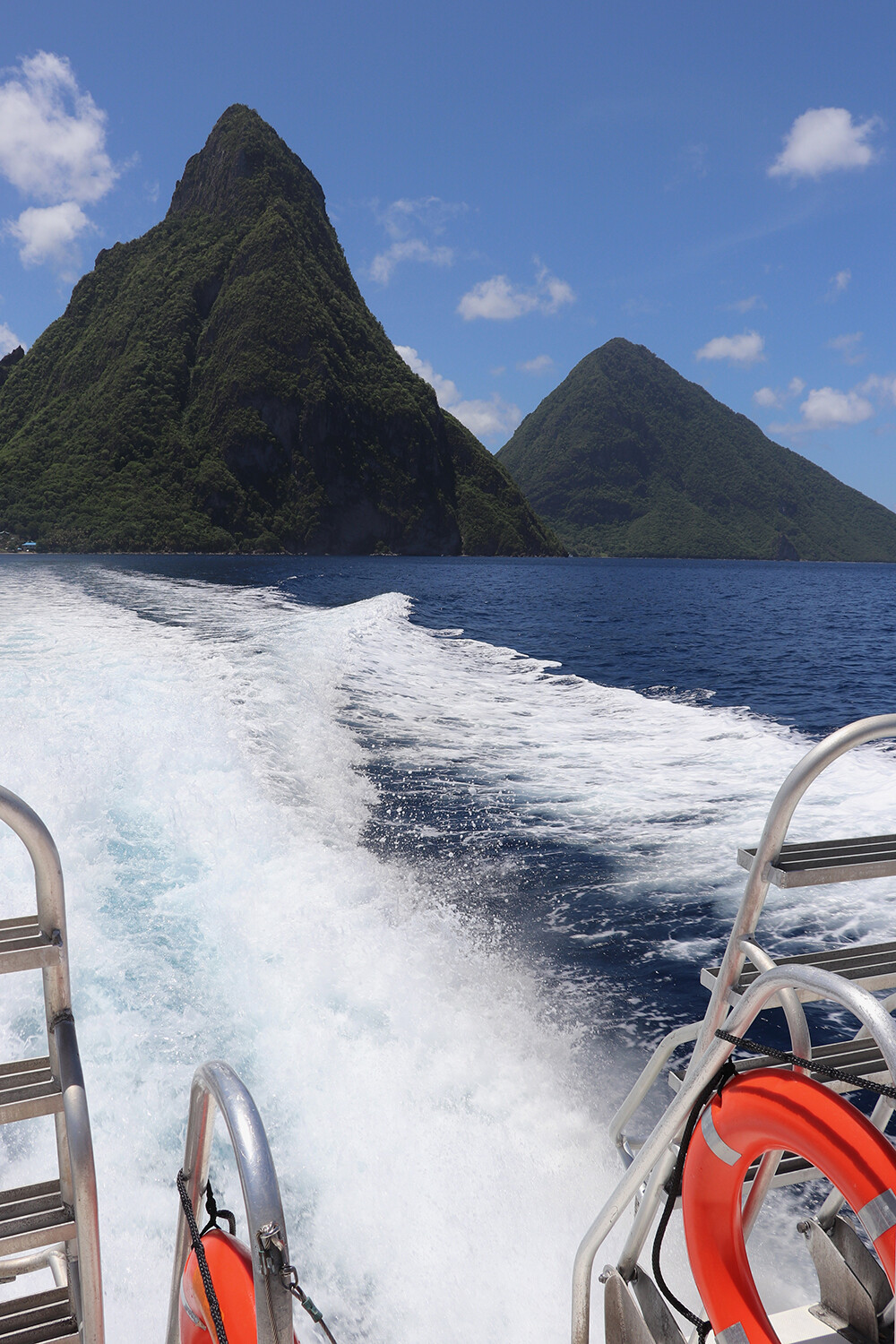 The Pitons Mountains