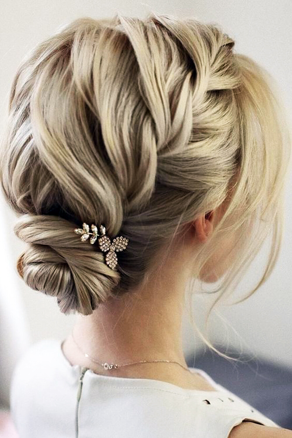 Chic Wedding Hairstyle with Braid