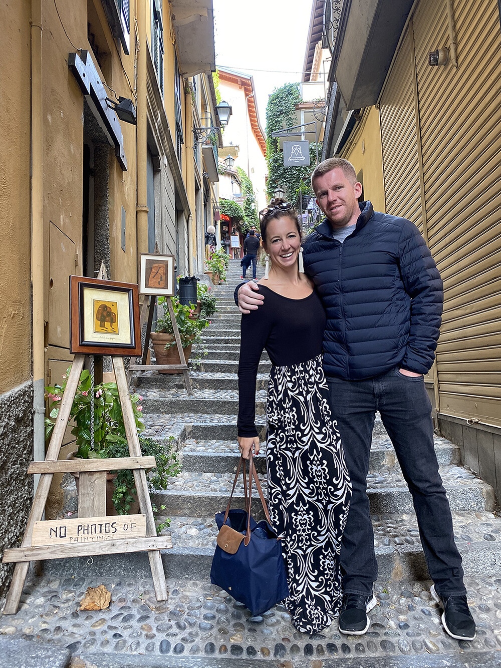 Live from Italy - Kelly and Mark in the streets of Bellagio, Lake Como