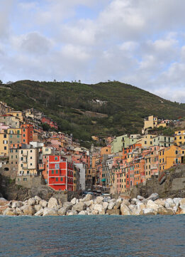 Live from Italy - Riomaggiore from the sea in Cinque Terre