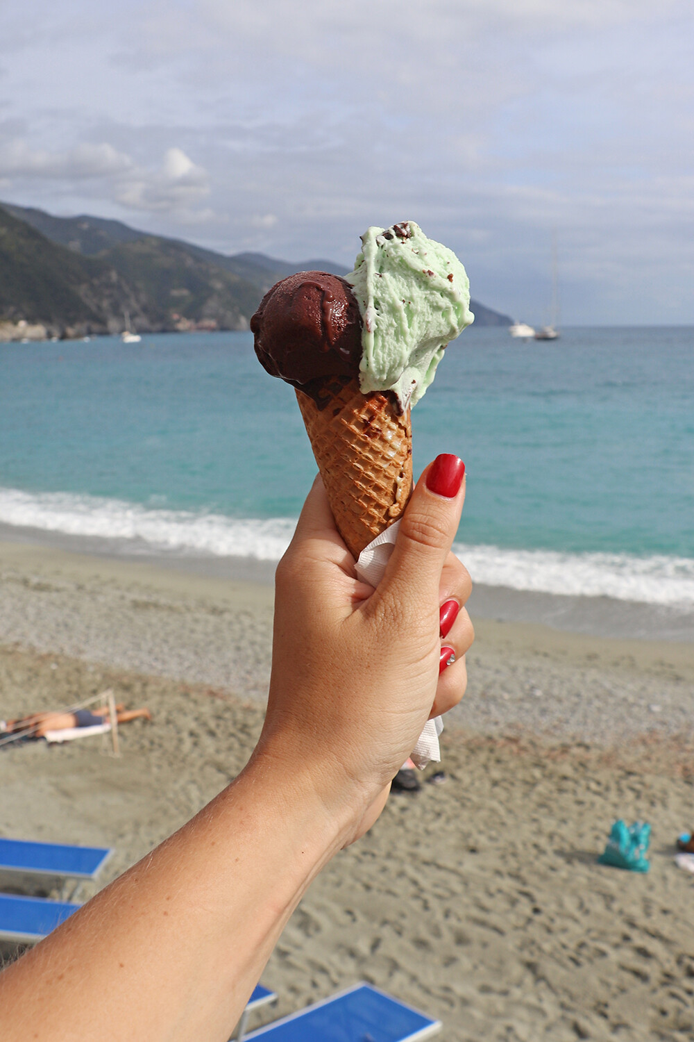 Post Hike Gelato in Monterosso al Mare