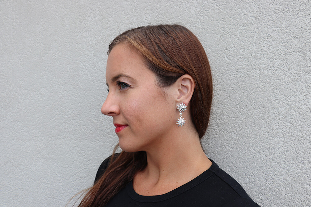 Sisi Shop Diamond Star Earrings