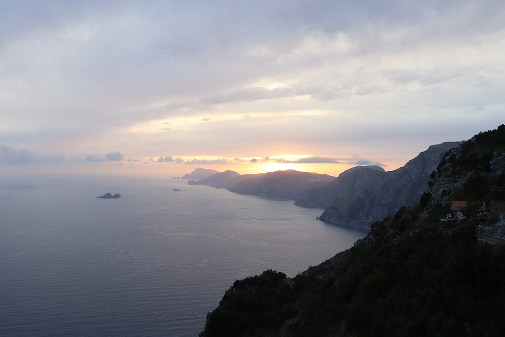 View of the Amalfi Coast