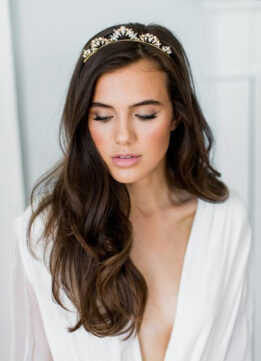Wedding Hair and Makeup Inspiration with a Headband