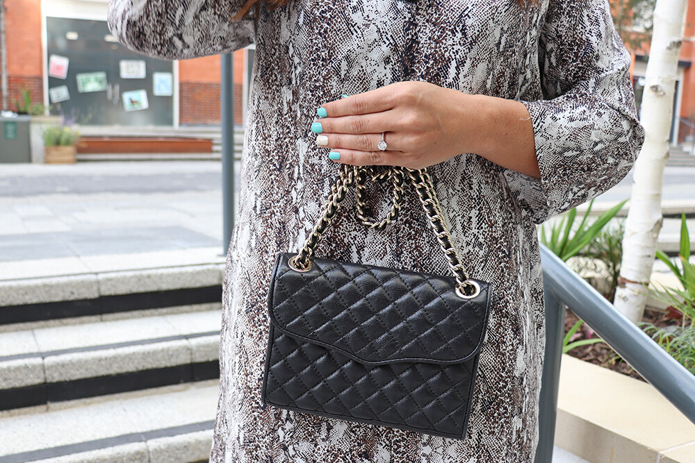 Date Night with a Rebecca Minkoff Quilted Mini Affair Bag