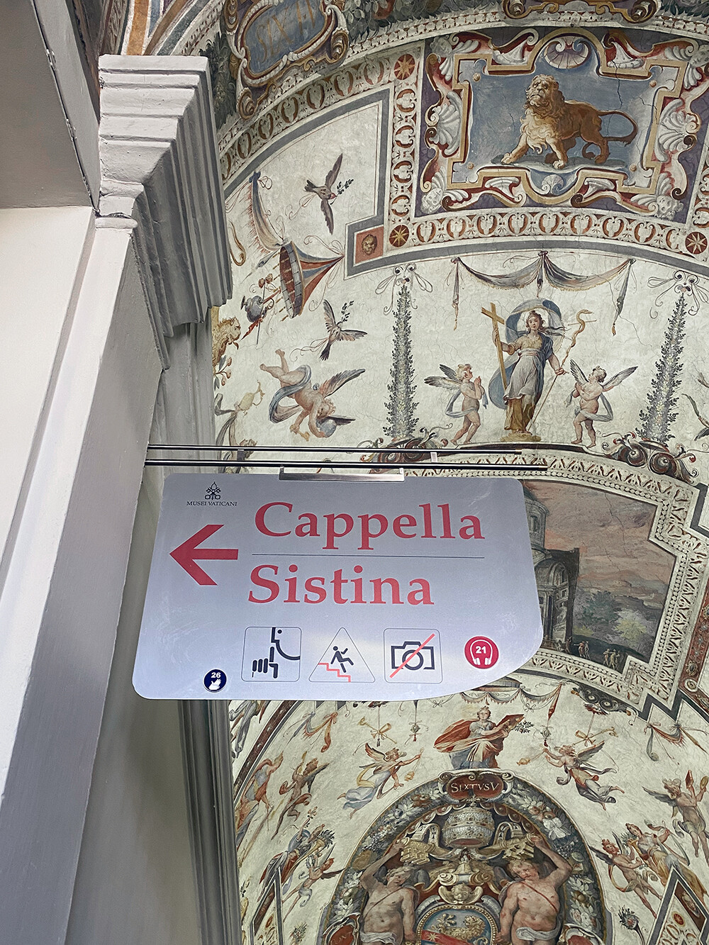 Entrance to the Sistine Chapel