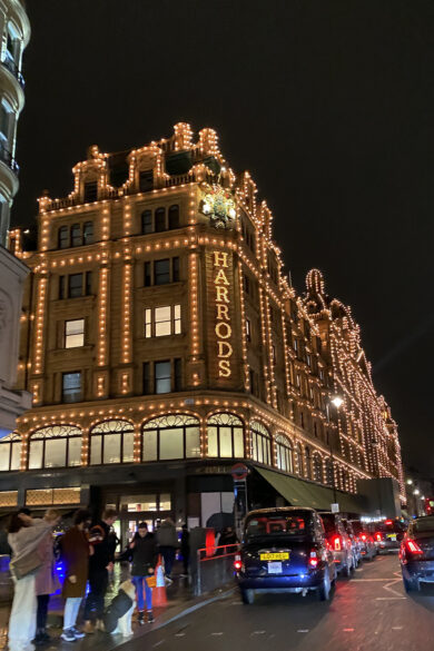 Harrods at Christmas